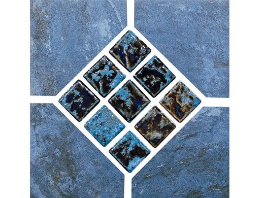 National Pool Tile Gneiss 6x6 Series | Lapis Blue | GNS-LAPIS DECO