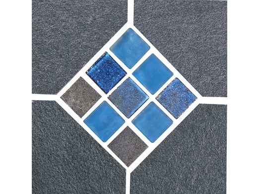 National Pool Tile Slate 6x6 Series | Ash | SLT-ASH DECO