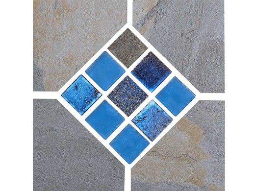 National Pool Tile Slate 6x6 Series | Pewter | SLT-PEWTER DECO