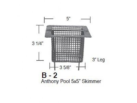 Aladdin Basket for  Anthony Pool 5x5in Skimmer | B-2