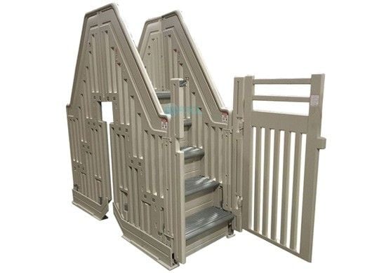 Confer Pool Entry System Double with Gate Assembly | PES-DBL