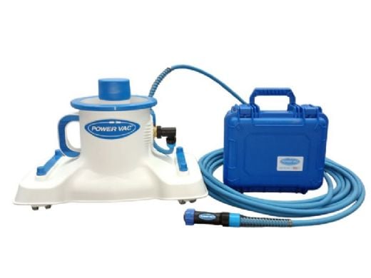 Power Vac Inground Pool Cleaner Vacuum with 40' Cord | 2 Filter Bags and Battery Case | PV3600-D-40