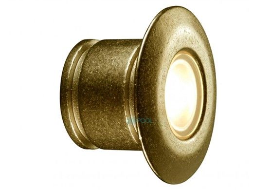 FX Luminaire PO 1 LED Wall Light | Natural Brass | Zone Dimming | Round | POZD1LEDRDBS