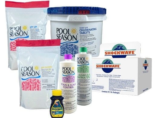 Pool Season Small Chemical Supply Kit