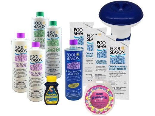 Pool Season Deluxe Pool Opening Chemical Kit | 30,000 Gallons