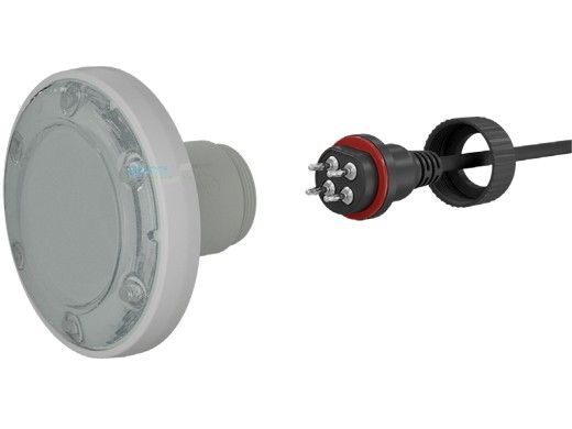 PAL Lighting Treo Max Warm White Nicheless Pool & Spa Light | 5W 12V AC 150' Cord & Plug | 64-EGTMXWW-150
