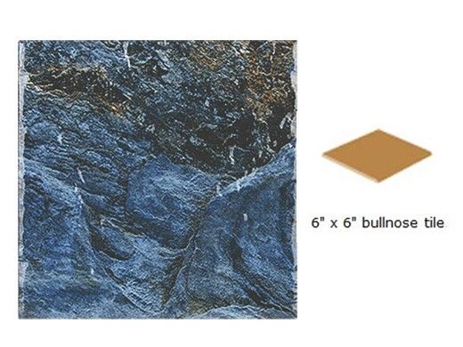National Pool Tile Oxford 6x6 Series | Blue 6x6 SBN |  SILOXFBLU SBN
