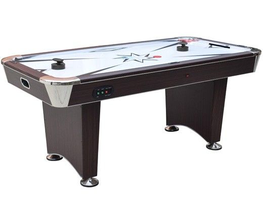 Hathaway Midtown II 6-Ft Air Hockey Table with LED Scoring | Dark Cherry Finish | BG50388