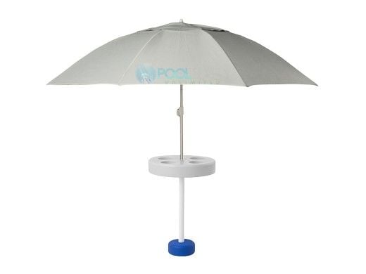 Pool Buoy Floating Pool Umbrella | Shoreline Grey | PB-16011-SG