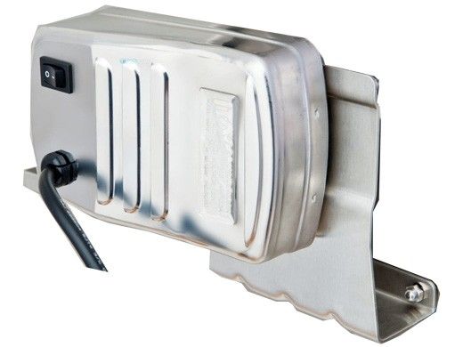Lion Premium Grills Rotisserie Motor with Mounts | 120V 15W | Stainless Steel | 14290 + 14161