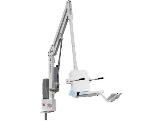 Aqua Creek Scout Excel Pool Lift | No Anchor | White Powder Coat with White Seat | F-SCTXL-W