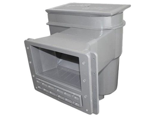 Aqua Genie Inground Pool Skimmer with Cover | Gray | HG100G HG100GW