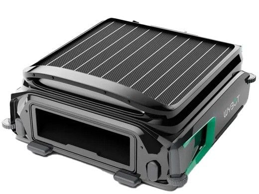 Wybot F1 Pool Skimmer Solar-Powered Above Ground & Inground Robotic Pool Skimmer | 8-Hour Runtime | Double-Motor Power | WYBOT F1