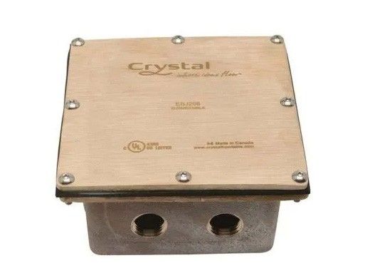 Crystal Fountains EBJ Series Underwater Junction Box | 4-Connections | EBJ208DMX