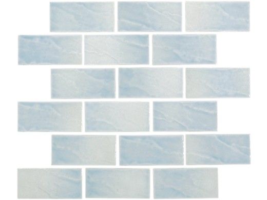 National Pool Tile Disko Bay 2x4 Series | Iceberg White | DSB-WHITE2X4