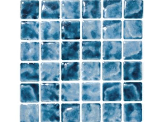 National Pool Tile Disko Bay 1x1 Series | Ocean Blue | DSB-BLUE1X1