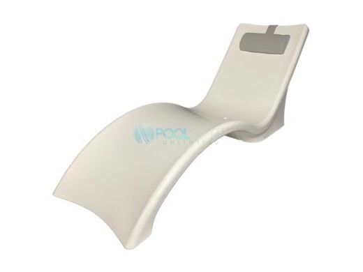 Global Pool Products Lounge Chair Head Rest | Grey | GPP-LF-LCH-G