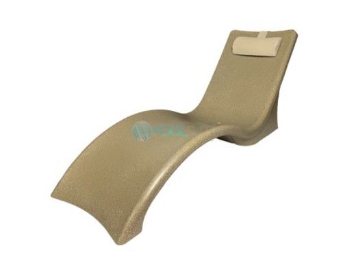 Global Pool Products Lounge Chair Head Rest | Sandstone | GPP-LF-LCH-S