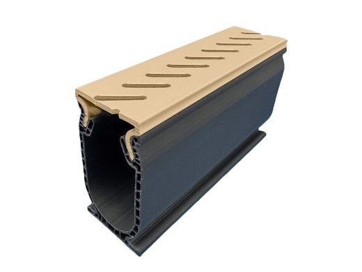 Stegmeier 10' Frontier Deck Drain Pro | Tan | 8/Case | SDDPRO-T