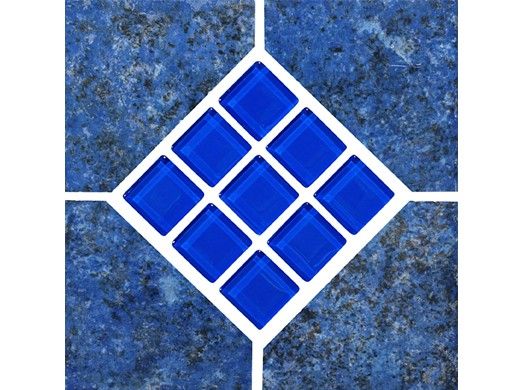 National Pool Tile Oceans 6x6 Deco | Cobalt Deco | OCEANS-COBALT DECO GL