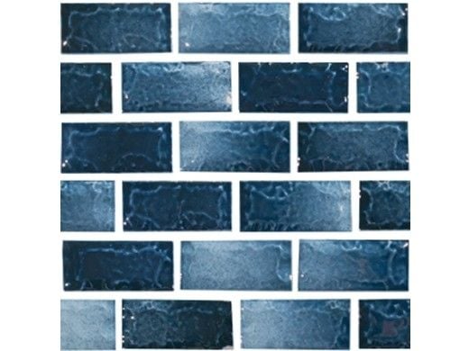 National Pool Tile Maui 1x2 Series | Blue | MAU-BLUE1X2