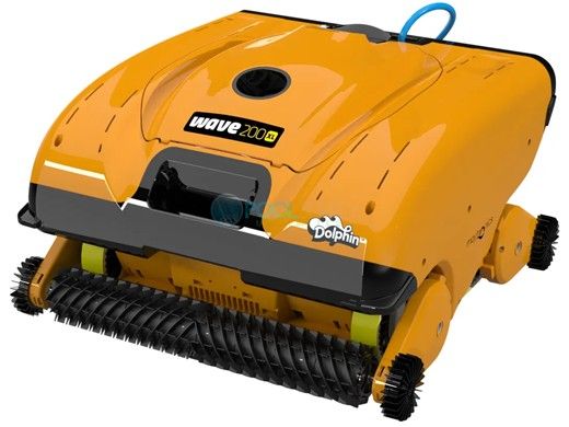 Maytronics Dolphin Wave 200 XL Inground Commercial Robotic Pool Cleaner with Caddy | IG Pools Up to 127' | 99997216-US-SP