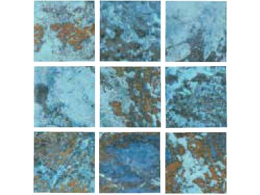 National Pool Tile Sargasso 2x2 Series | Aqua | SAR-AQUA2X2