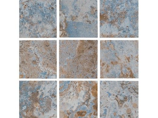 National Pool Tile Tivoli Stone 2x2 Series | Blue | TVL-BLUE2X2