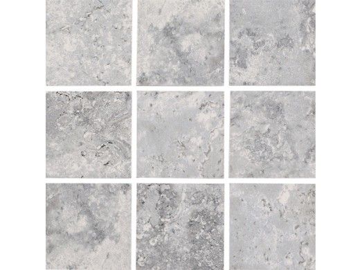 National Pool Tile Tivoli Stone 2x2 Series | Silver | TVL-SILVER2X2
