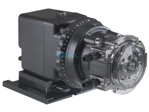 Stenner Classic Series 45MHP10 Pump | Single Head Adjustable Output | 10GPD 220V 60Hz USA .25" White 100PSI | 45MJH2B1STAA