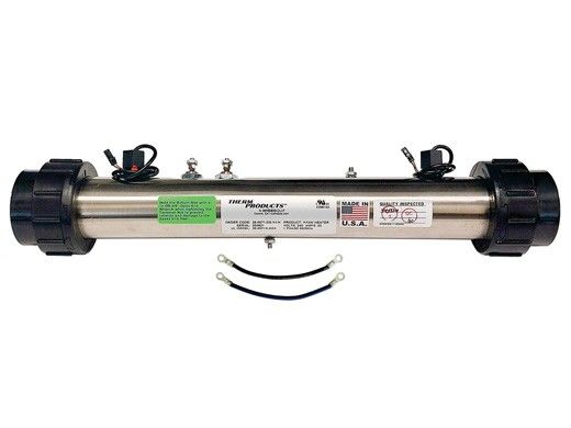 HydroQuip 15" Universal 5.5kW Dual Sensor Flow Thru Heater Assembly | 26-0071-DS-7S-K