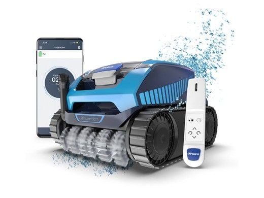 Polaris FREEDOM+ Cordless Robotic Cleaner with LiFi Remote and Charging Caddy | FFREEDOMP