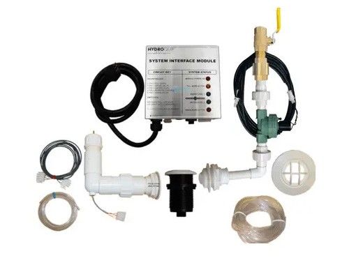 HydroQuip BES Baptismal Fill Kit with Float Water Level in Brass | 48-0140F-KBR