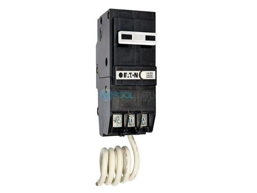 Cutler Hammer GFCI Pigtail Neutral 50A Circuit Breaker | 2-Pole 50-Amp | BRN250GF