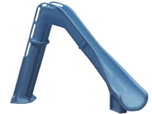 Global Pool Products Bad Axe X7 Swimming Pool Slide | Right Turn | Blue Quartz | GPPS-BAX7-BQ-R