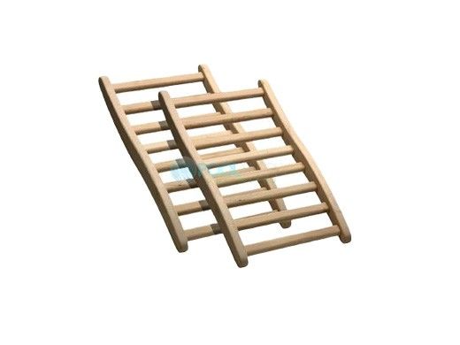 Golden Designs Sauna Ergonomic Backrest | Hemlock | Set of 2 | S-Shape-Hemlock