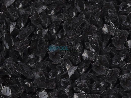 The Outdoor Plus Black Glass 25lb Bag | 1/2" to 3/4" | OPT-701
