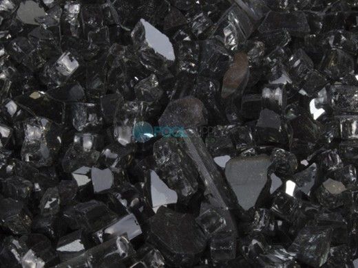 The Outdoor Plus Black Reflective Glass | 25lb Bag 1/4" | OPT-144BL