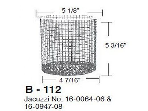 Aladdin Basket for Jacuzzi No.16-0064-06 & 16-0947-08 | B-112