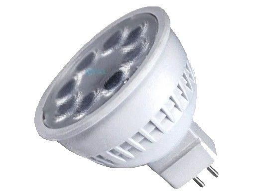 ColorSplash MR16 Series RGB-W LED Replacement Lamp | Wide Flood | 15V Equivalent to 35W | GU5.3 Base | White | MR16FL6/RGBW/LED 82099B