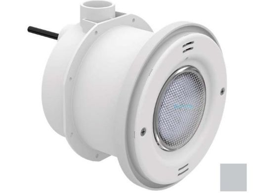AquaStar Lite Star 20-Degree Adjustable Angle Blue LED Pool and Spa Light | 12V 9W | New Construction | Light Gray Face Plate | LS103-BLUE