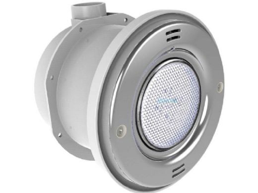 AquaStar Lite Star Blue Replacement LED Pool and Spa Light with Housing & Bonding Connection | 12V 17W | New Construction | Stainless Steel Face Plate | LSR133-BLUE