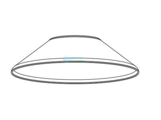 FX Luminaire JS LED Top Assembly Reflector | White | 755000
