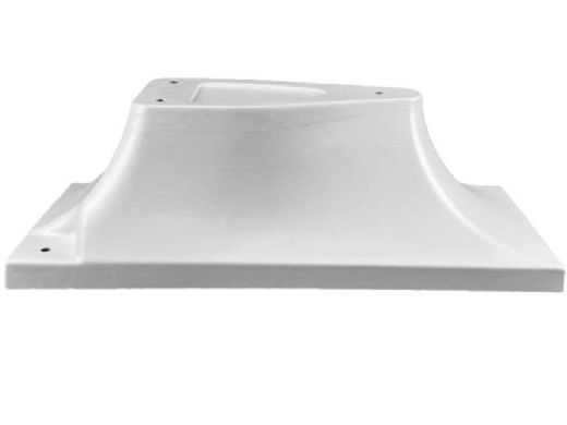 Global Pool Products 3 Bolt Base for 8' Diving Boards | No Jig | 22" Hole Pattern | White | GPP-DB-3B8NJ-W