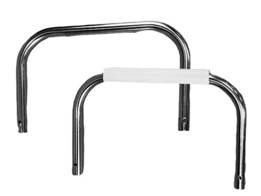 Global Pool Products 24" U Frame Base | Polished Stainless Steel | GPP-DB-UB24-SS