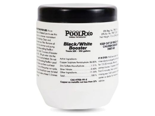 PoolRX Booster Swimming Pool Algaecide 4 Pack | 20,000 - 30,000 Gallons | 6 Month | 332064