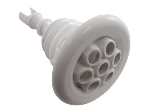 Waterway Plastics Poly Storm Massage Internal Threaded Smooth Face | White | 229-8020