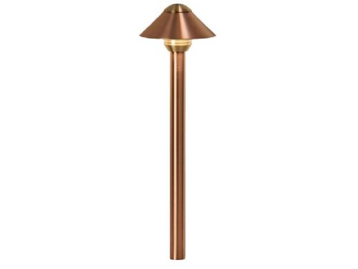 FX Luminaire SC LED Path Light with 12" Riser | Copper | SC-LED20W-12R-CU