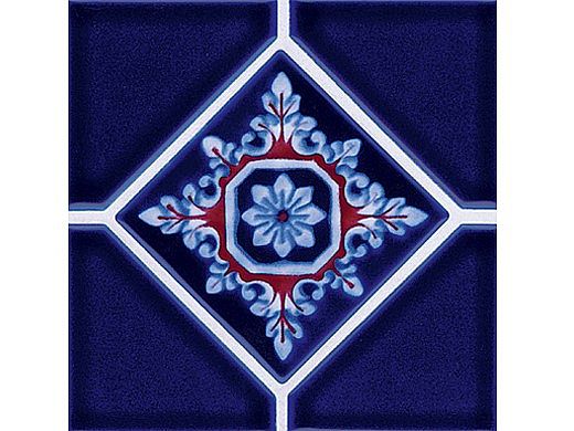 National Pool Tile Discovery Series | Cobalt Blue/Rust | DS500