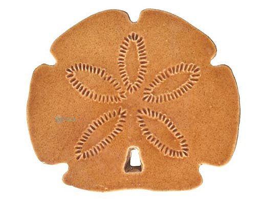 Ceramic Mosaic Sand Dollar Large 5 inches x 4 inches | SD27-5